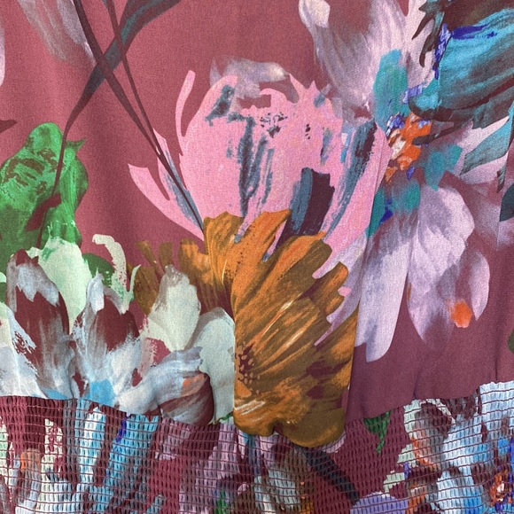 Soft Surroundings Petite Floral Dress - Picture 6 of 7